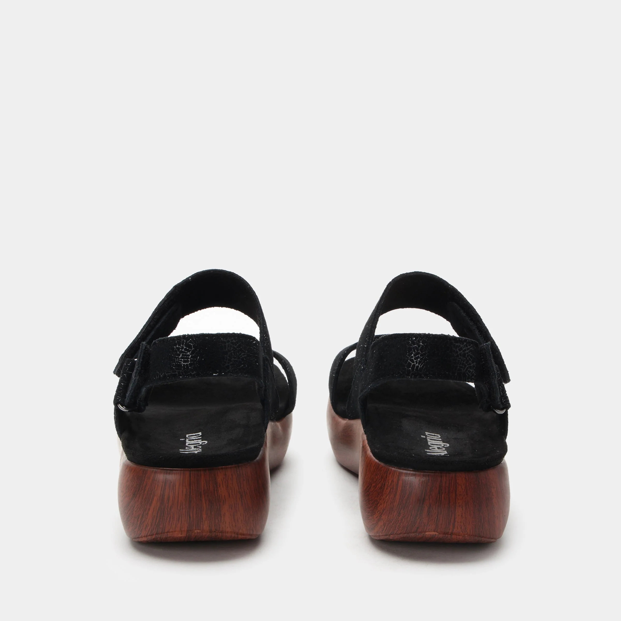 Bailee Crackle Black Sandal - Image 4