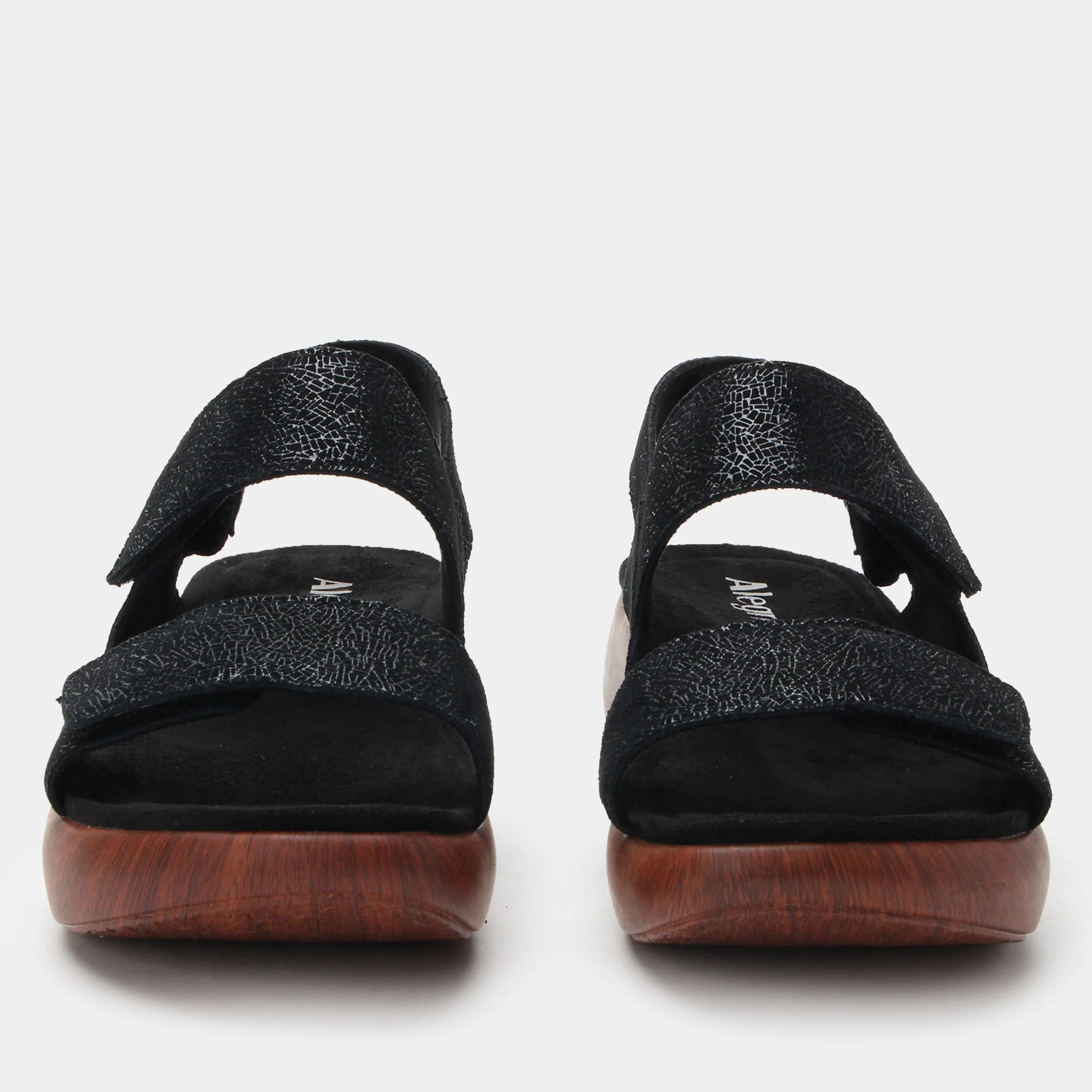 Bailee Crackle Black Sandal - Image 6