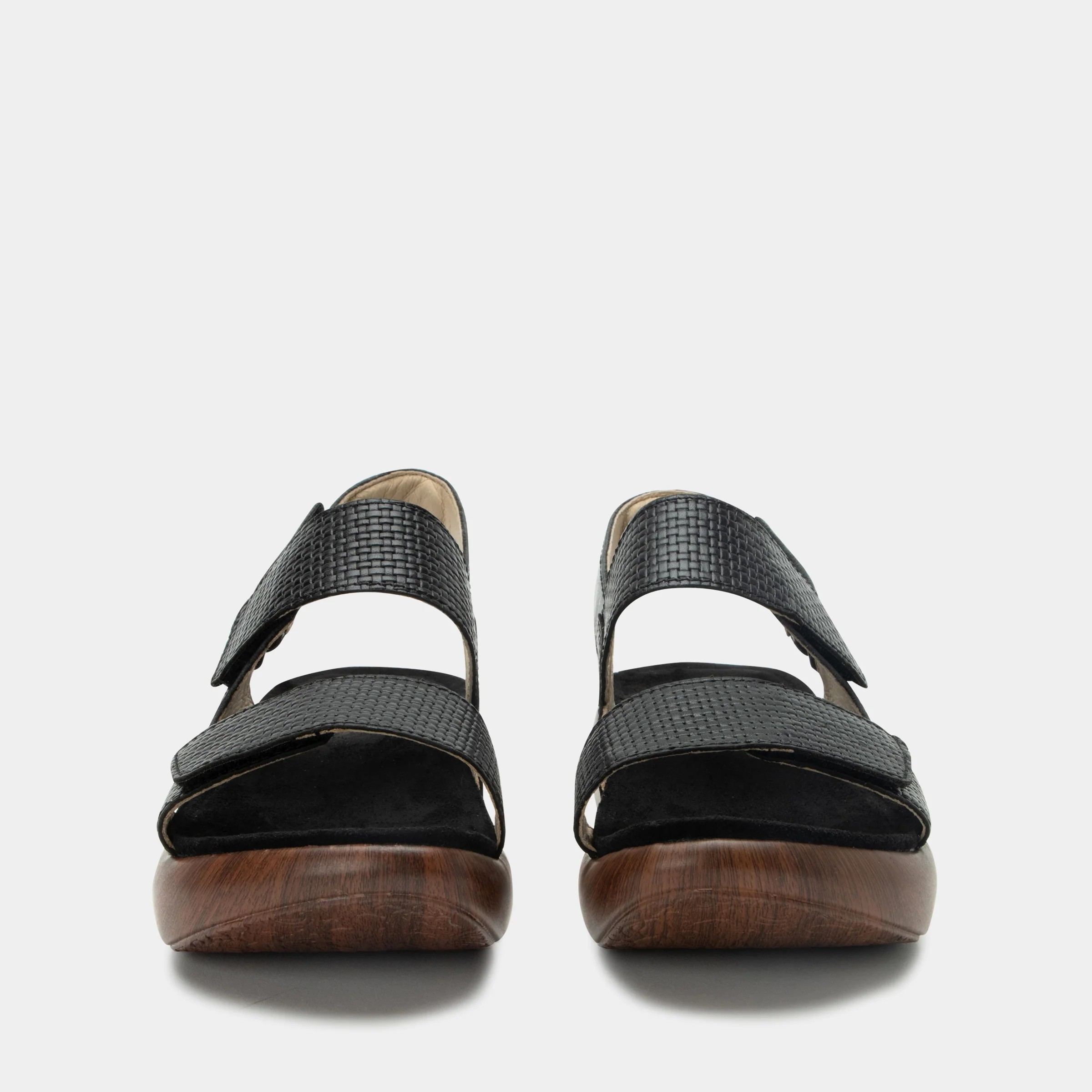 Bailee Woven Noir Sandal - Image 6