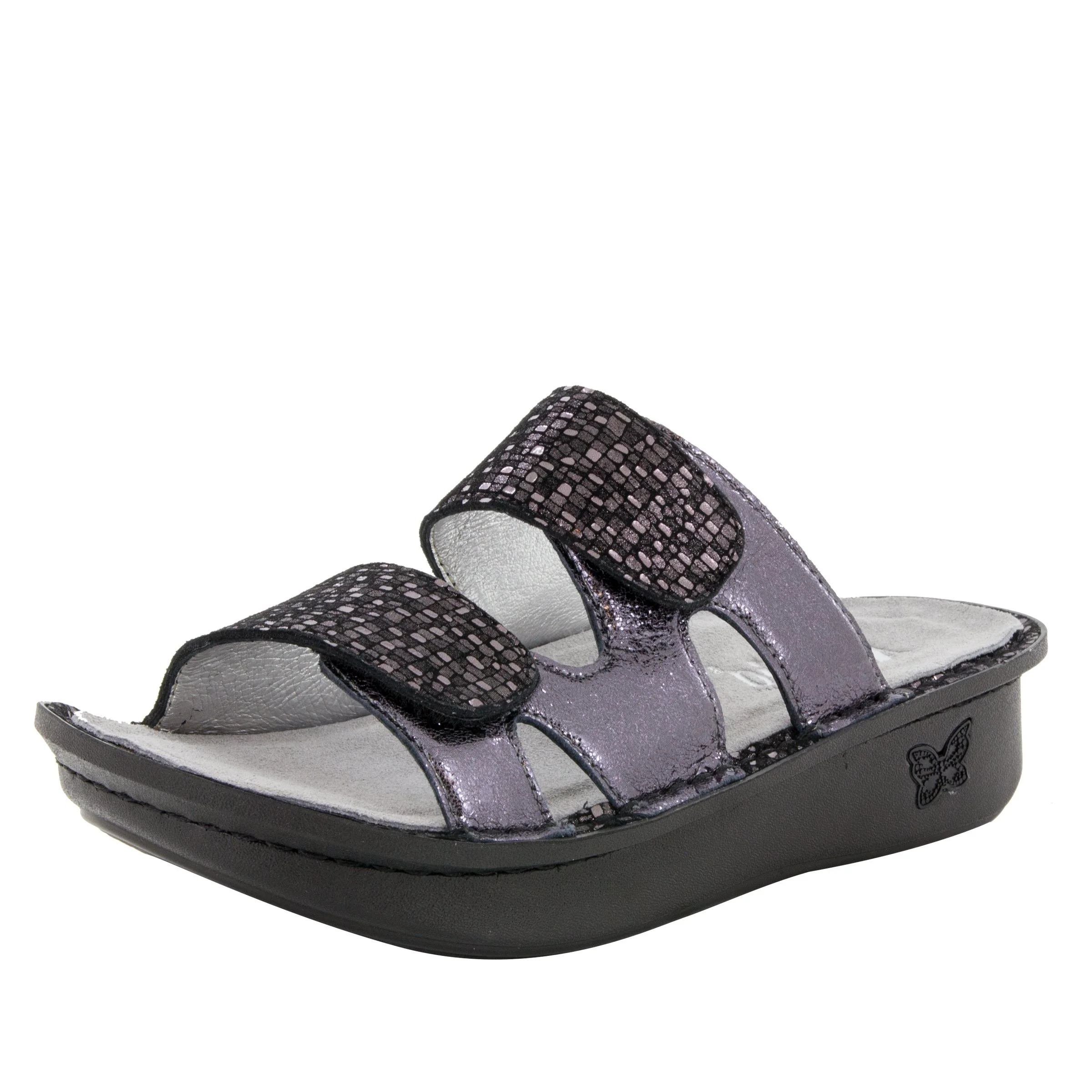 Camille Tile Me More Pewter Sandal