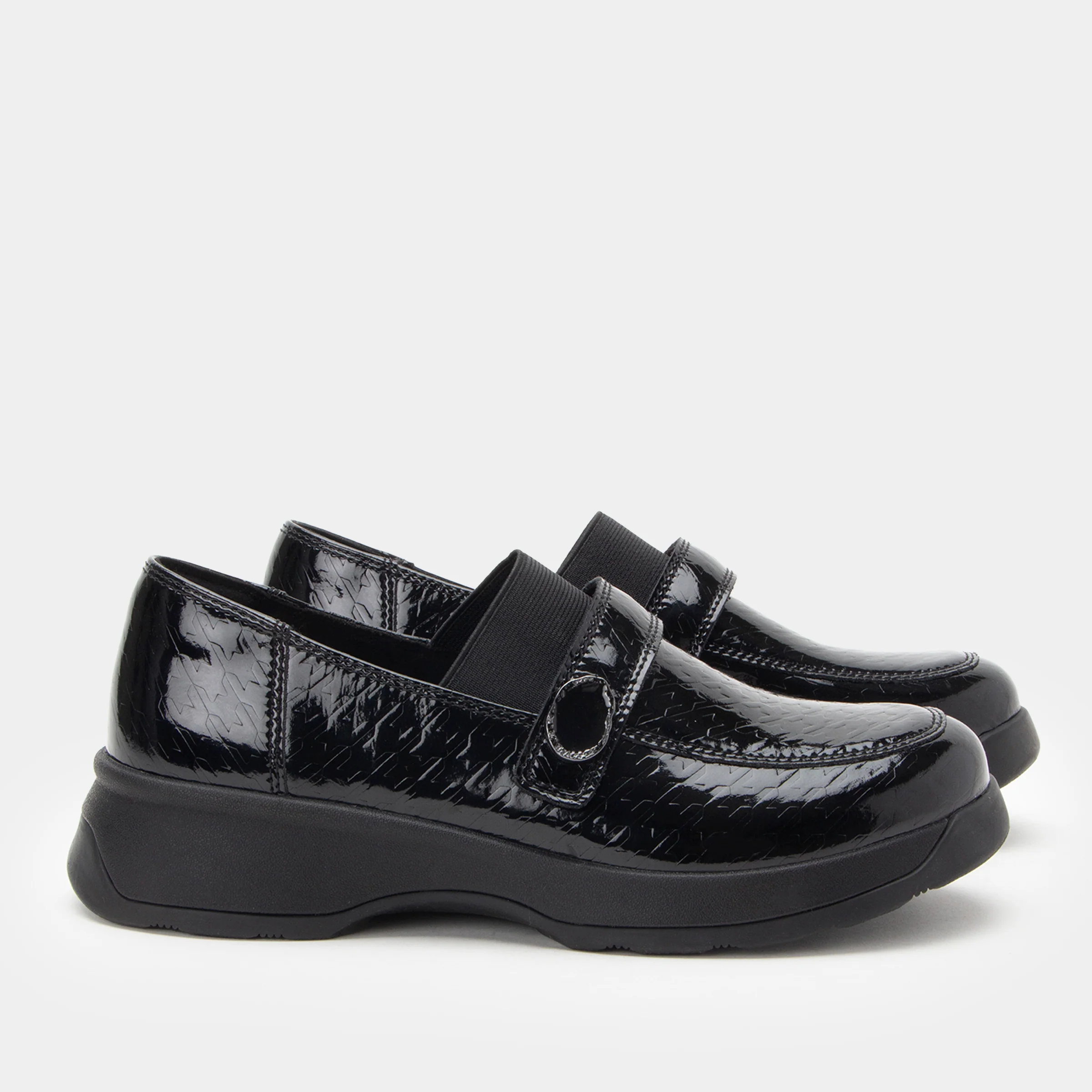 Janna Black Tie Shoe - Image 3