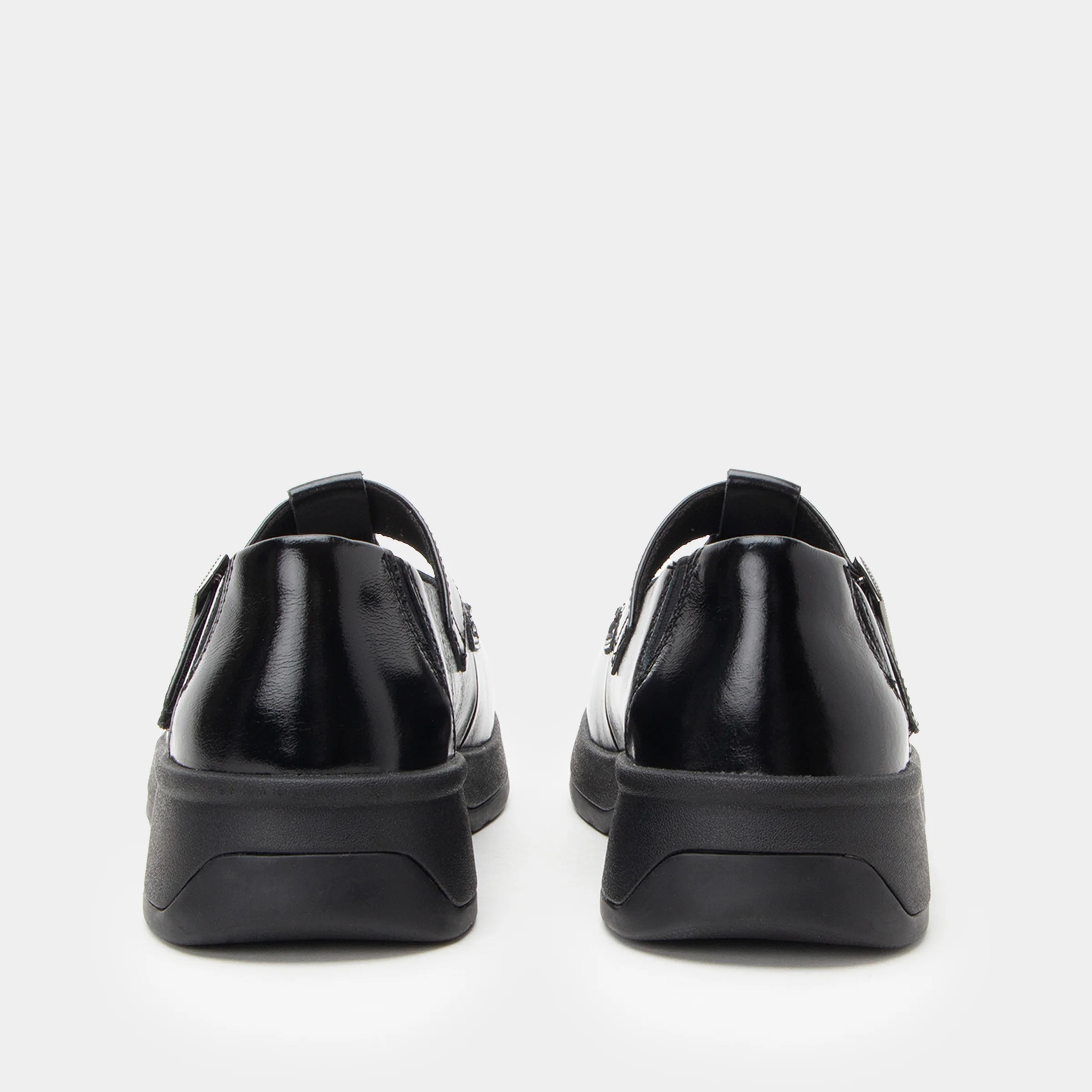 Jensie Glazed Black Shoe - Image 4