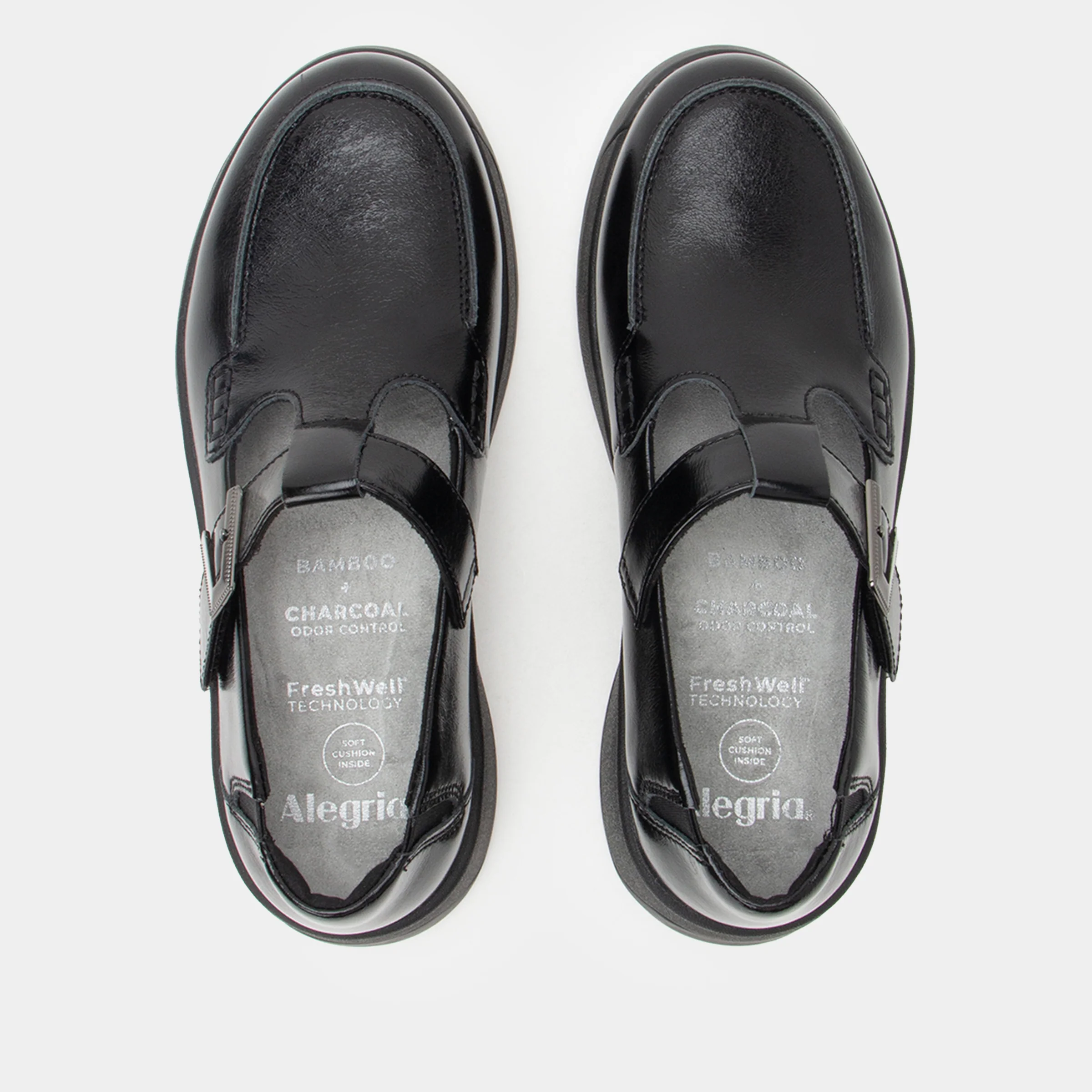 Jensie Glazed Black Shoe - Image 5