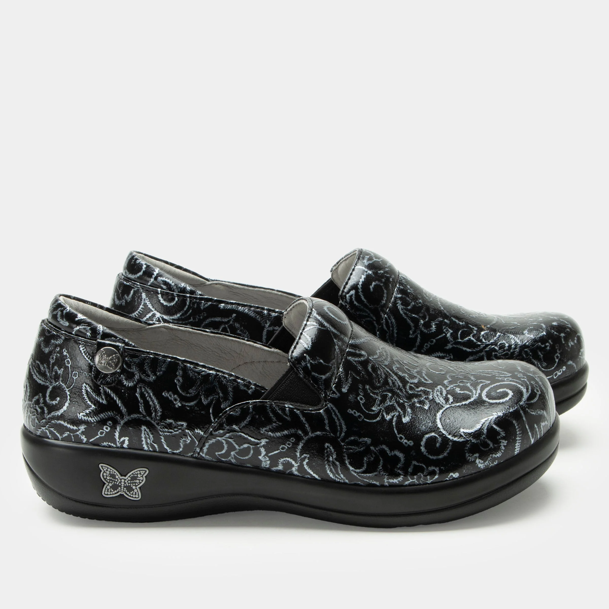 Keli Embroider Me Pewter Shoe - Image 3