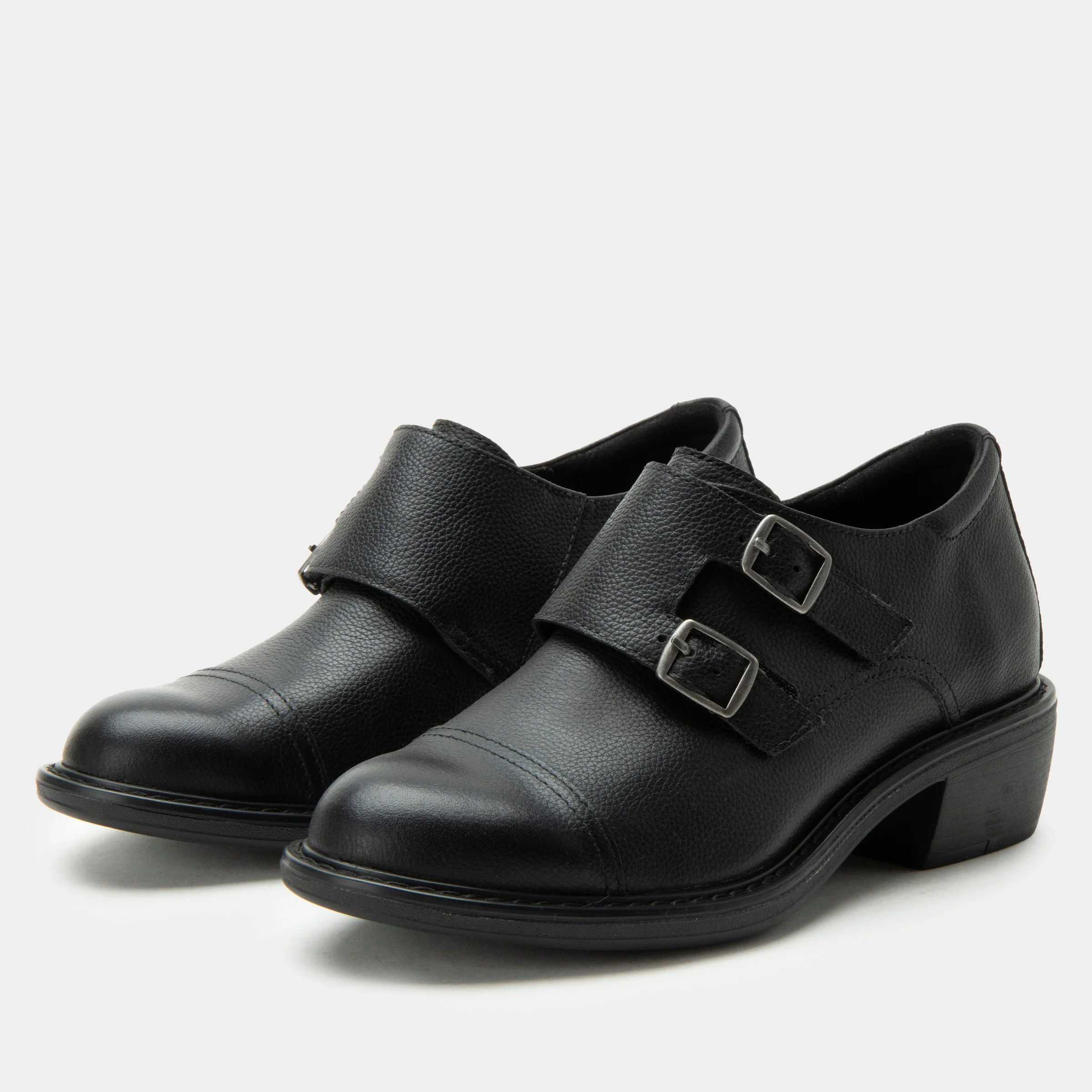 Mave Black Burnish Shoe