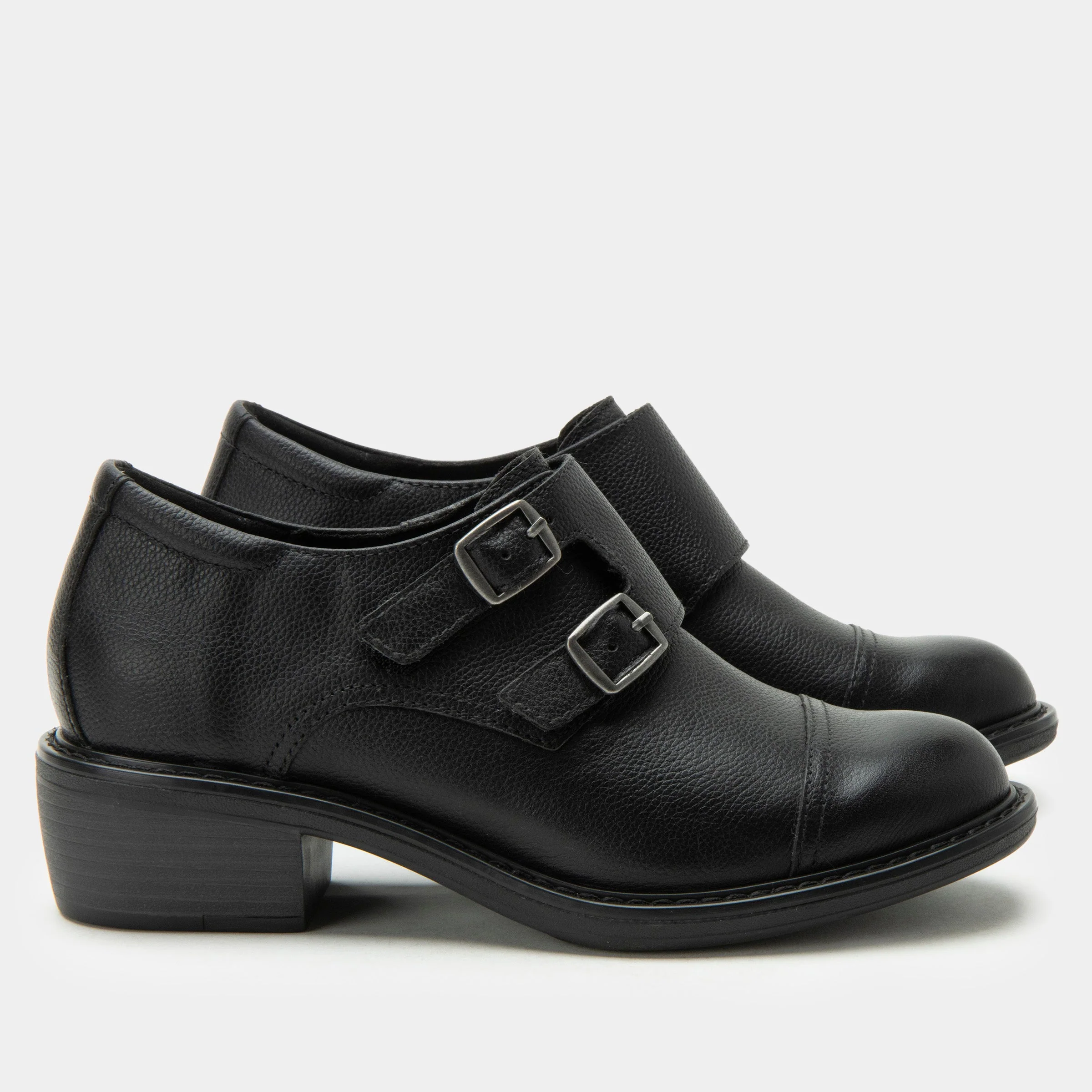 Mave Black Burnish Shoe - Image 3