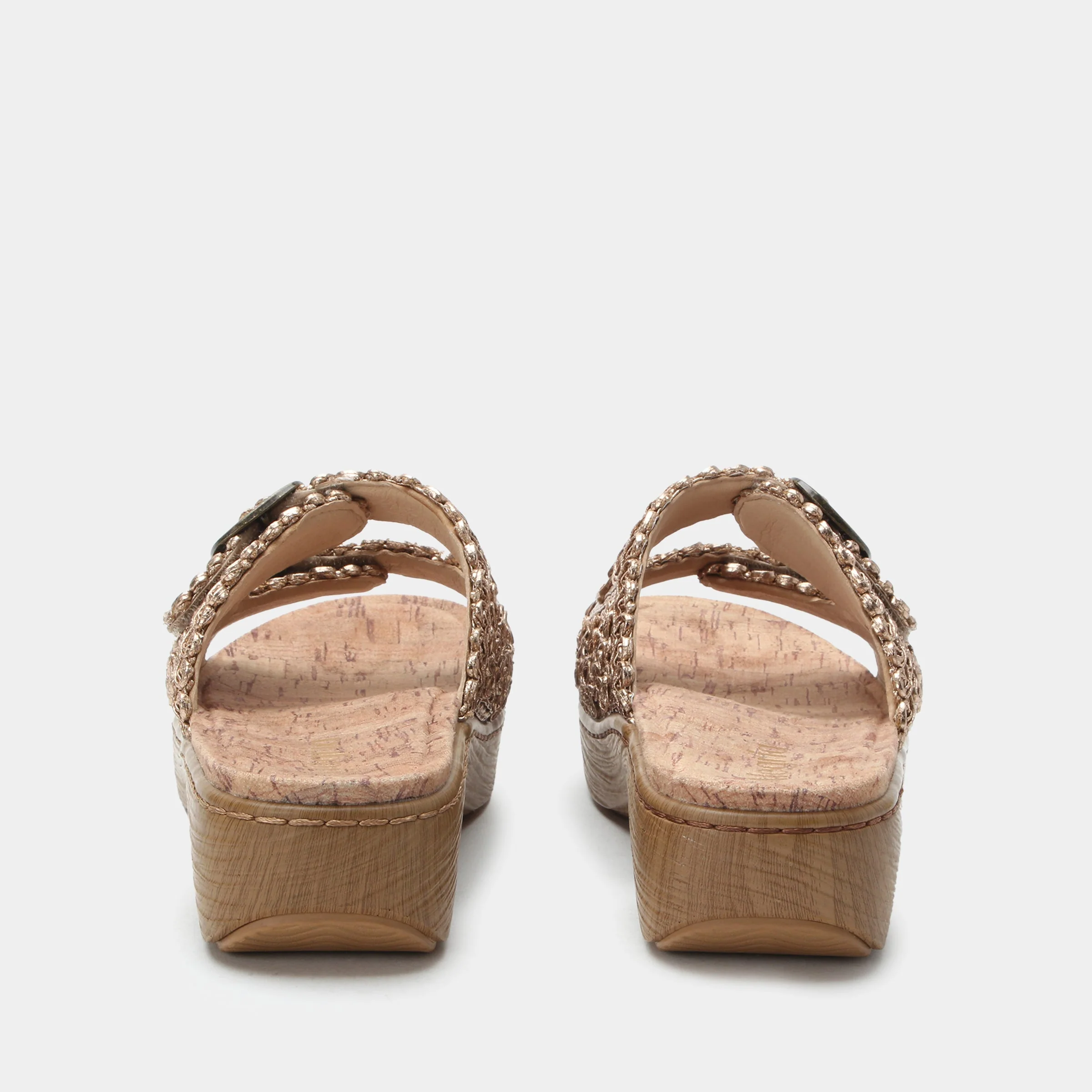 Oona Fancy Gold Sandal - Image 4