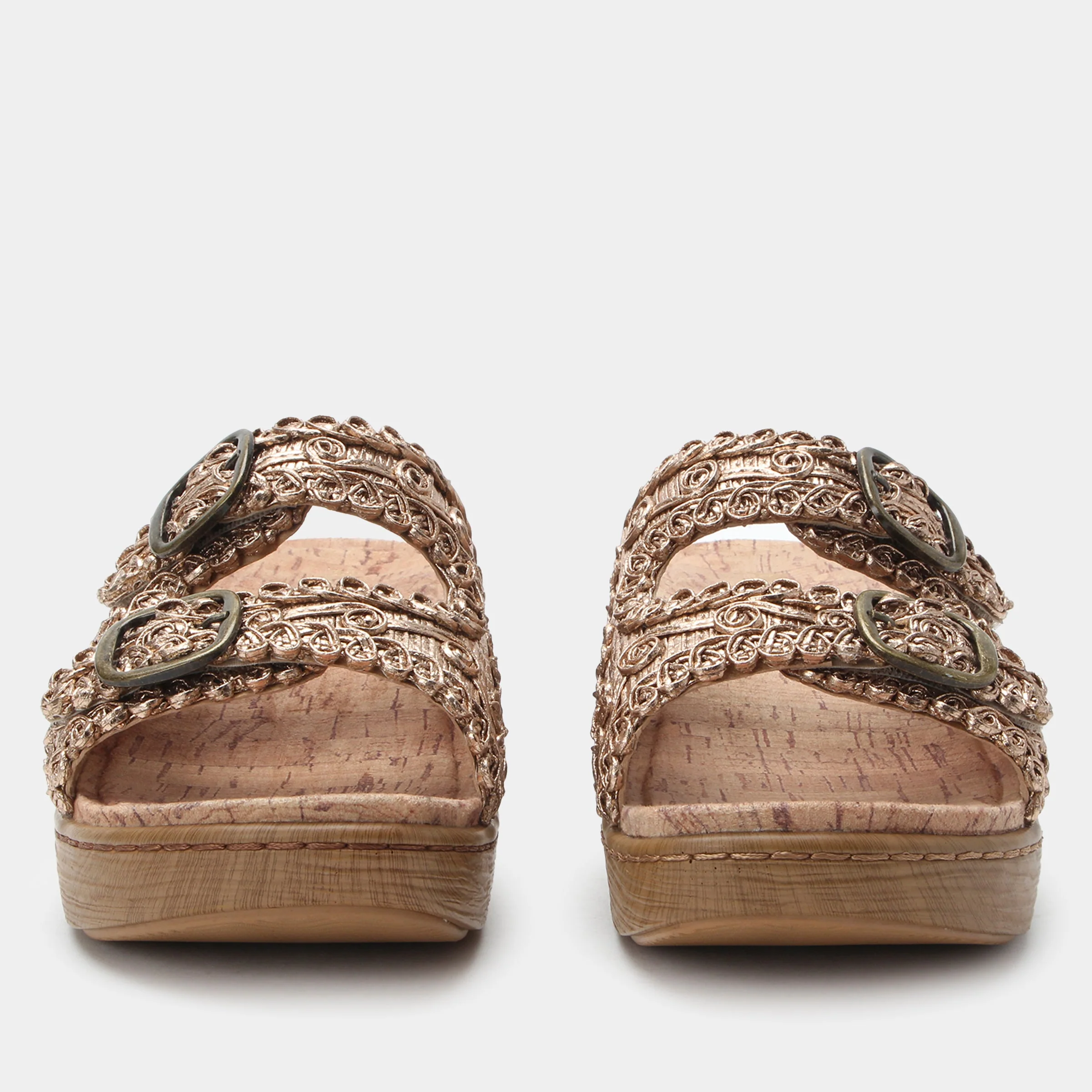 Oona Fancy Gold Sandal - Image 6
