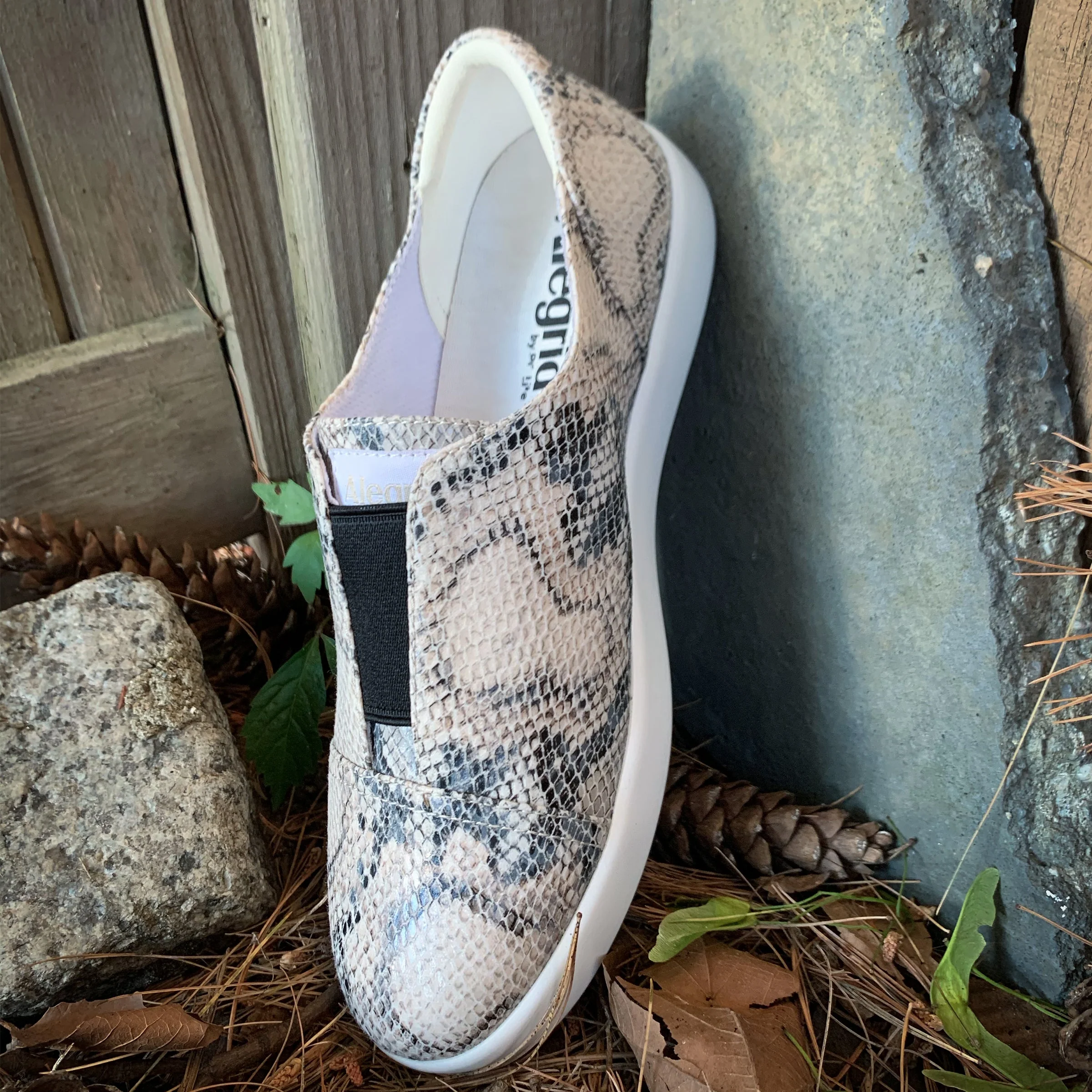 Posy Natural Snake Shoe - Image 2