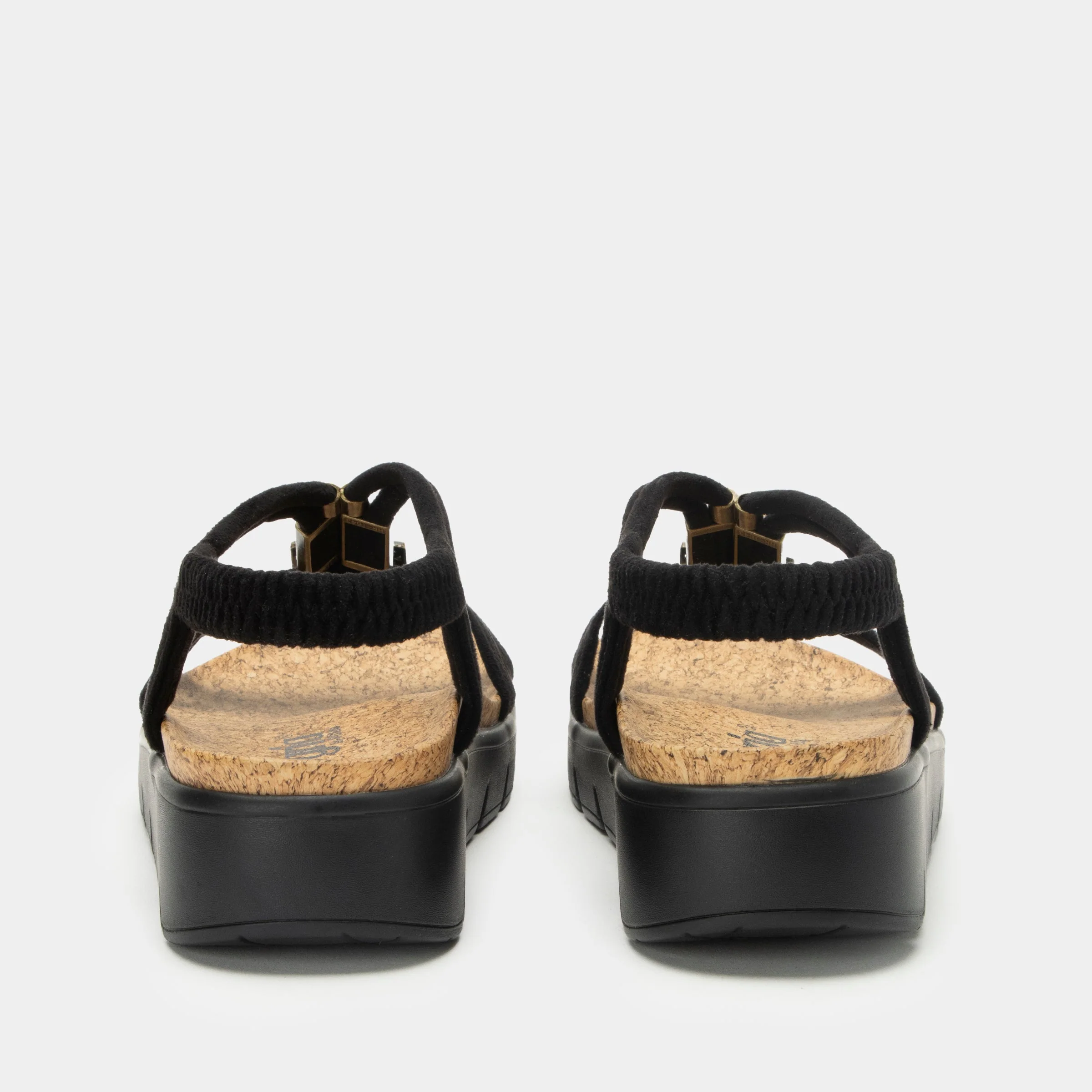 Roz Casual Black Sandal - Image 4
