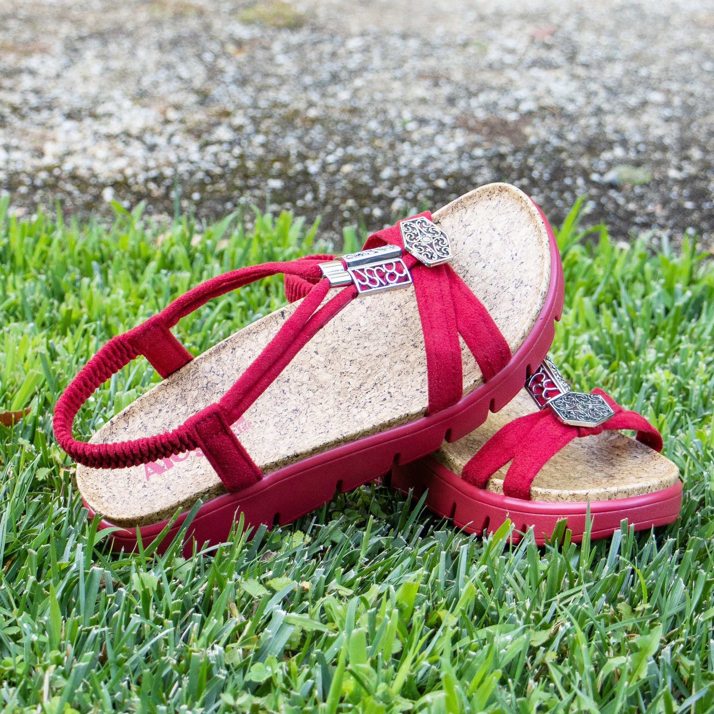 Roz True Red Sandal - Image 2
