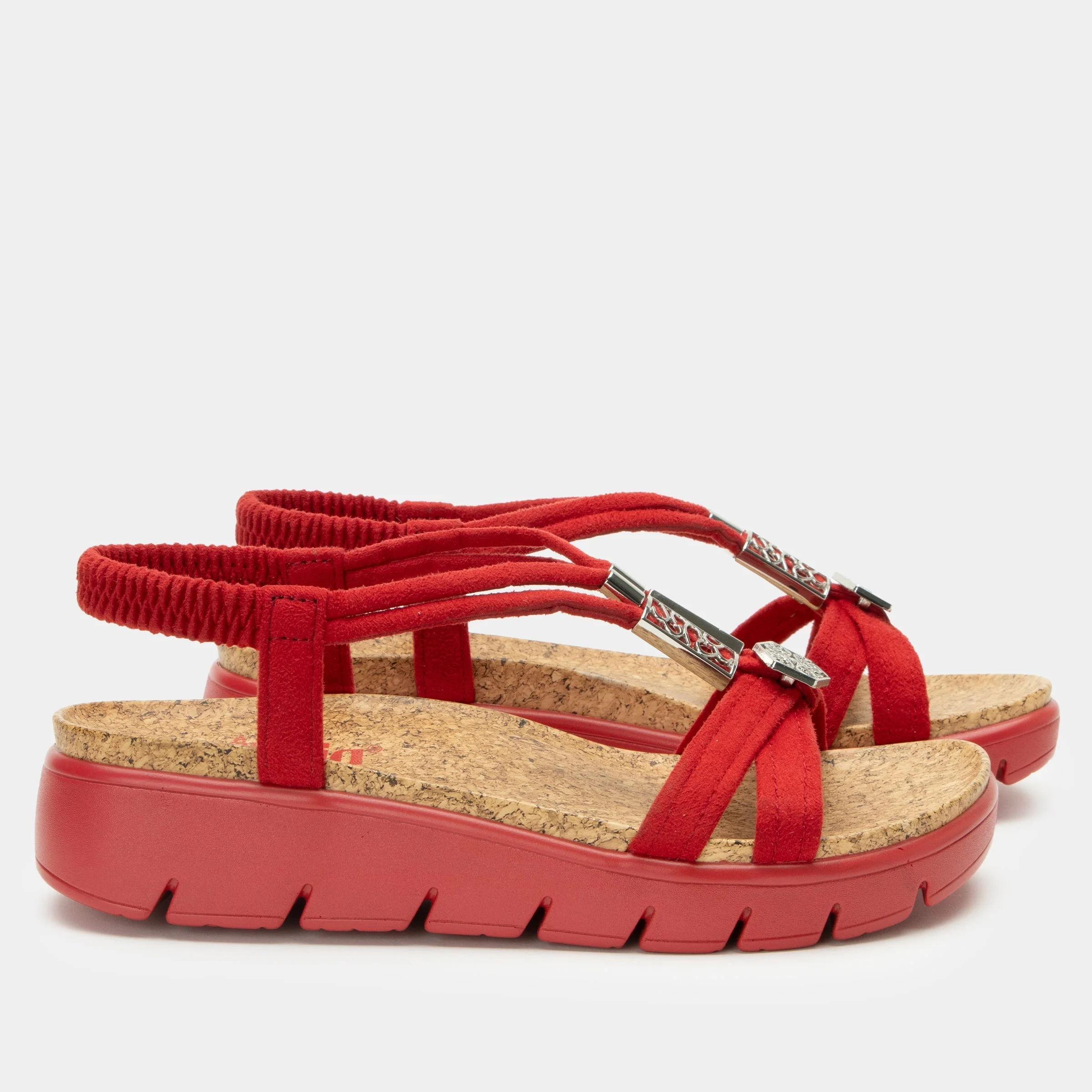 Roz True Red Sandal - Image 3