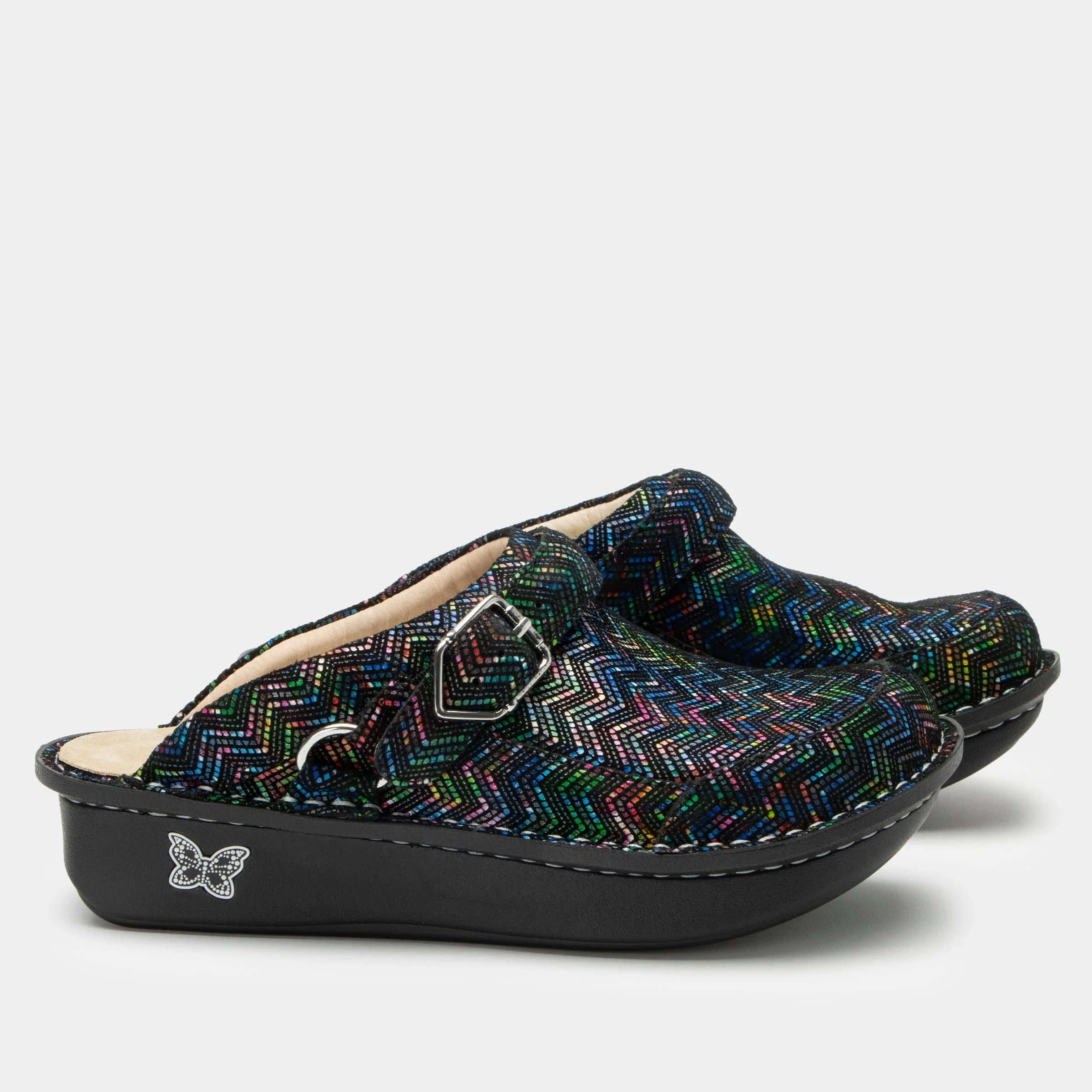 Seville Ric Rack Rainbow Clog - Image 3