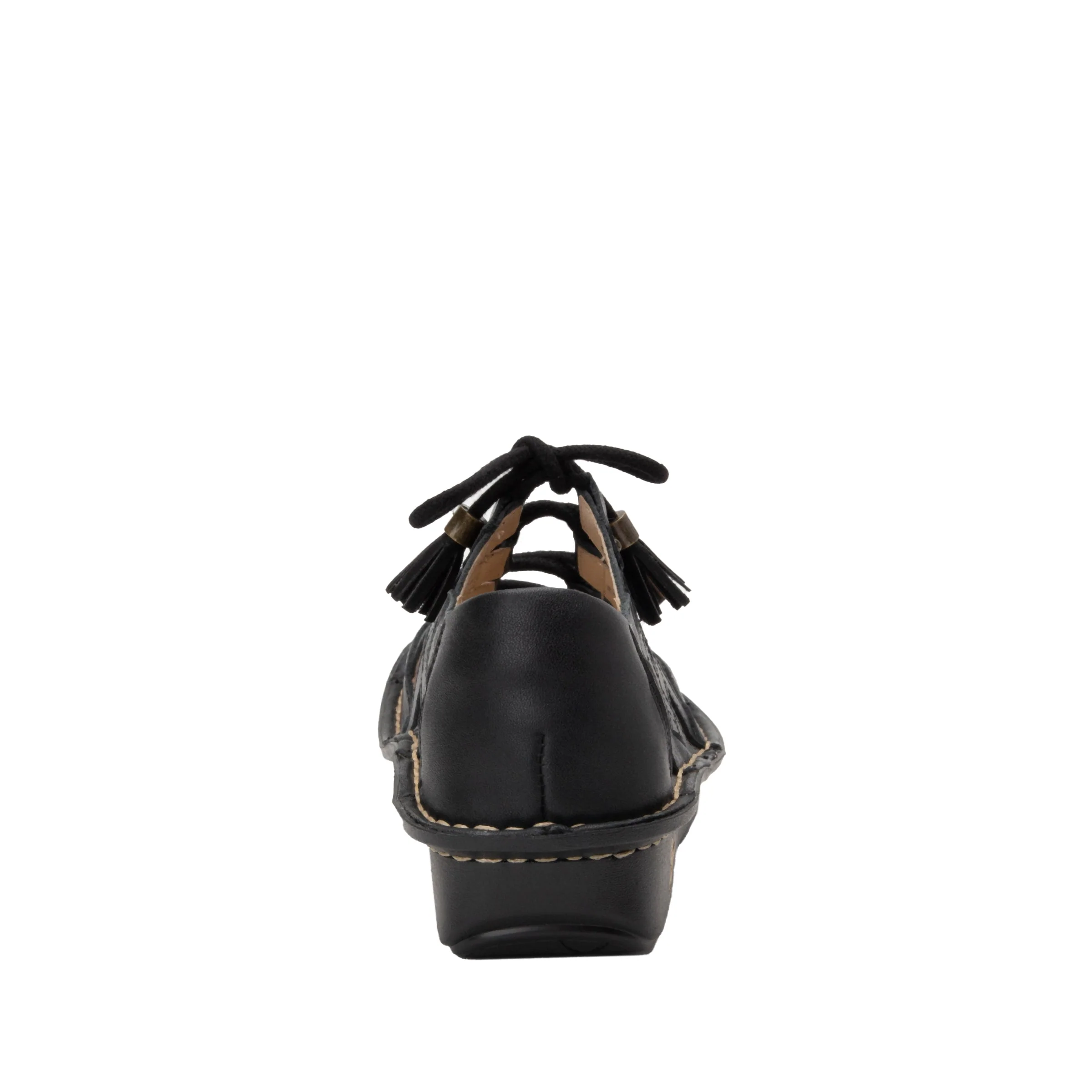 Valerie Black Burnish Sandal - Image 4