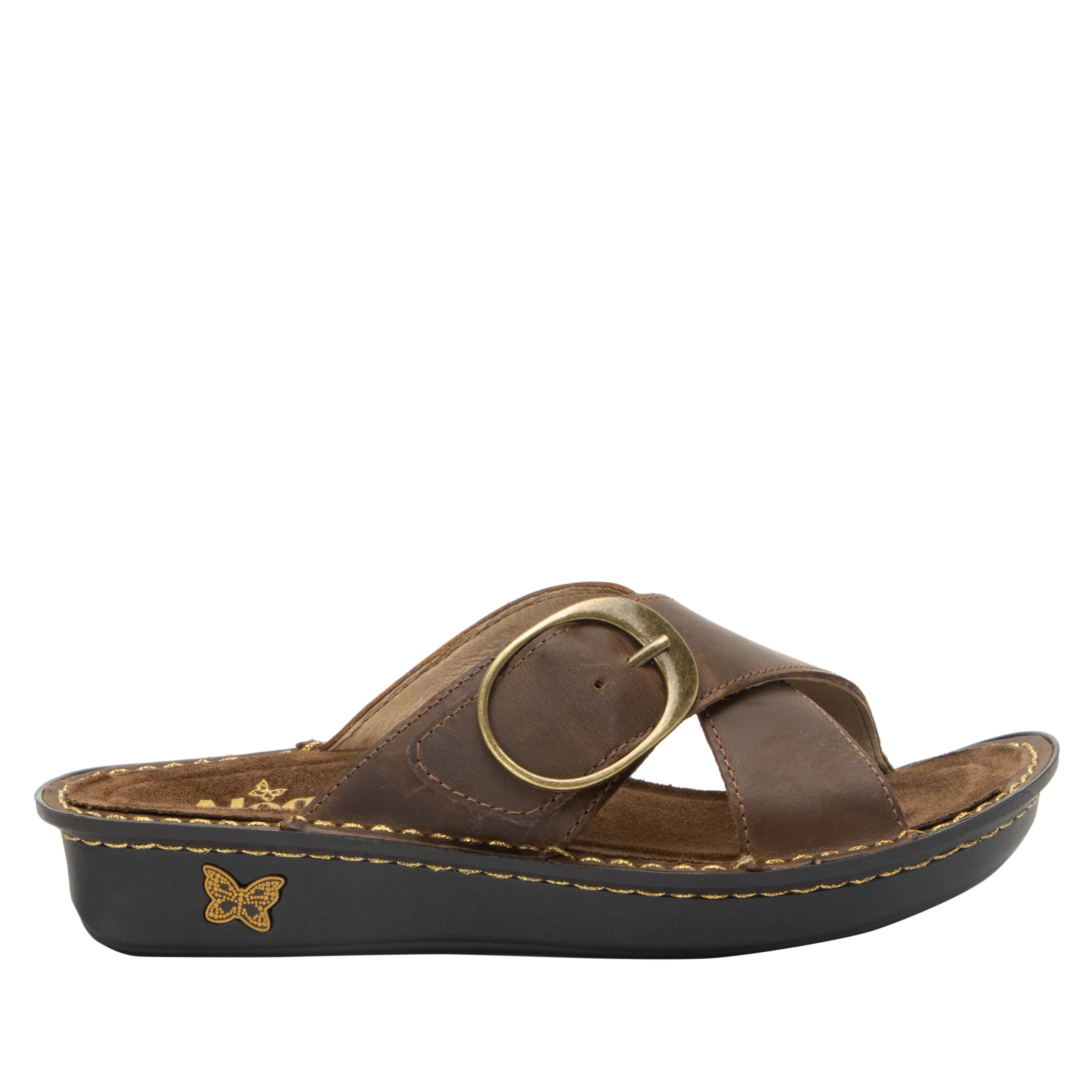 Vanya Oiled Brown Sandal - Image 3