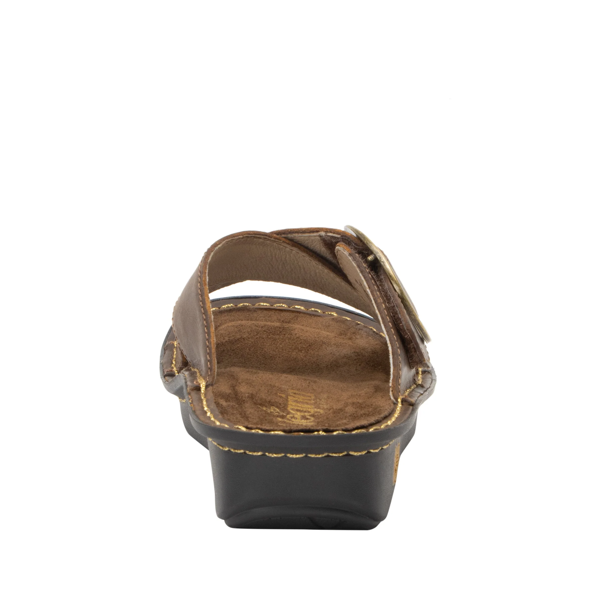 Vanya Oiled Brown Sandal - Image 4