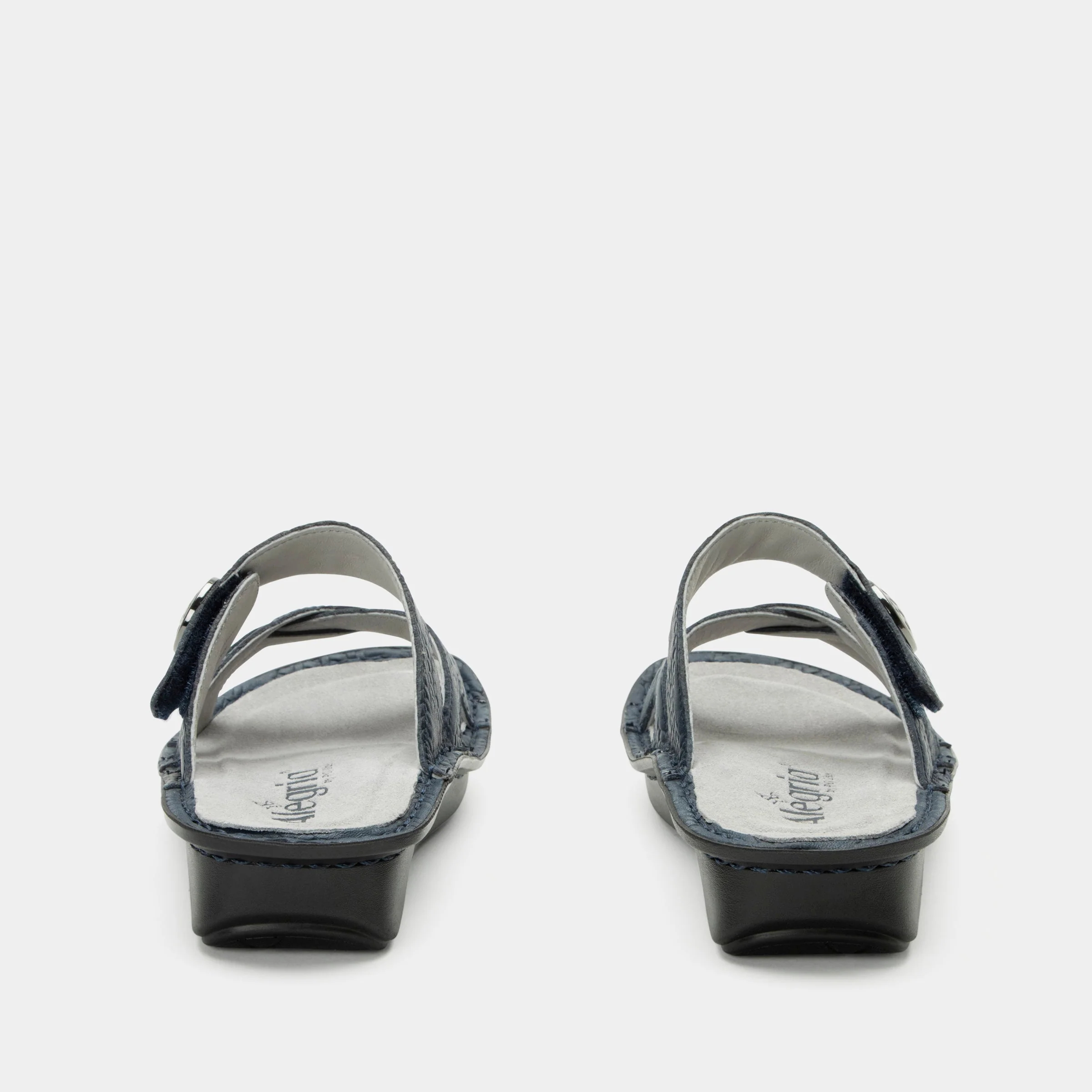 Victoriah Basketry Navy Sandal - Image 3
