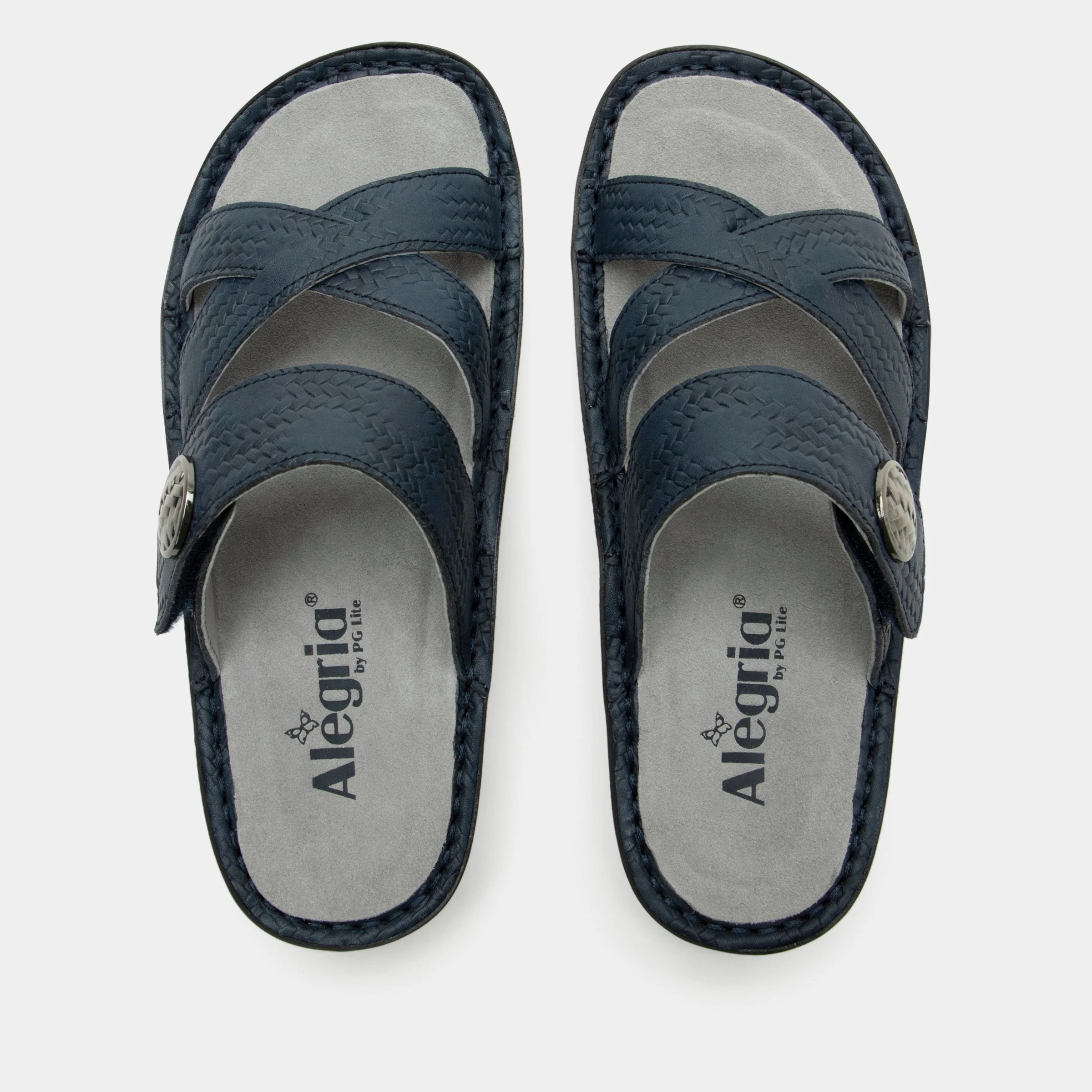Victoriah Basketry Navy Sandal - Image 4