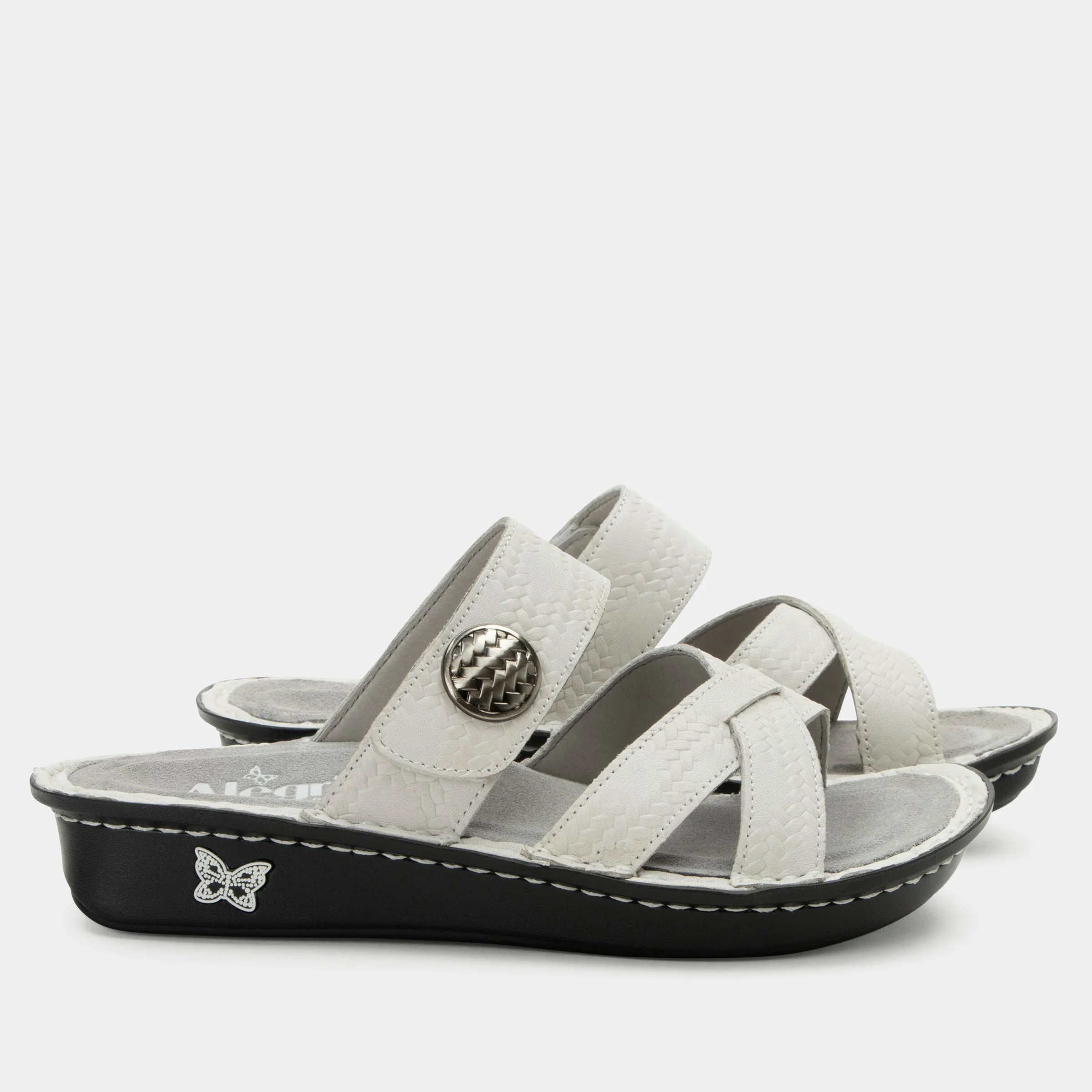 Victoriah Basketry White Sandal - Image 2