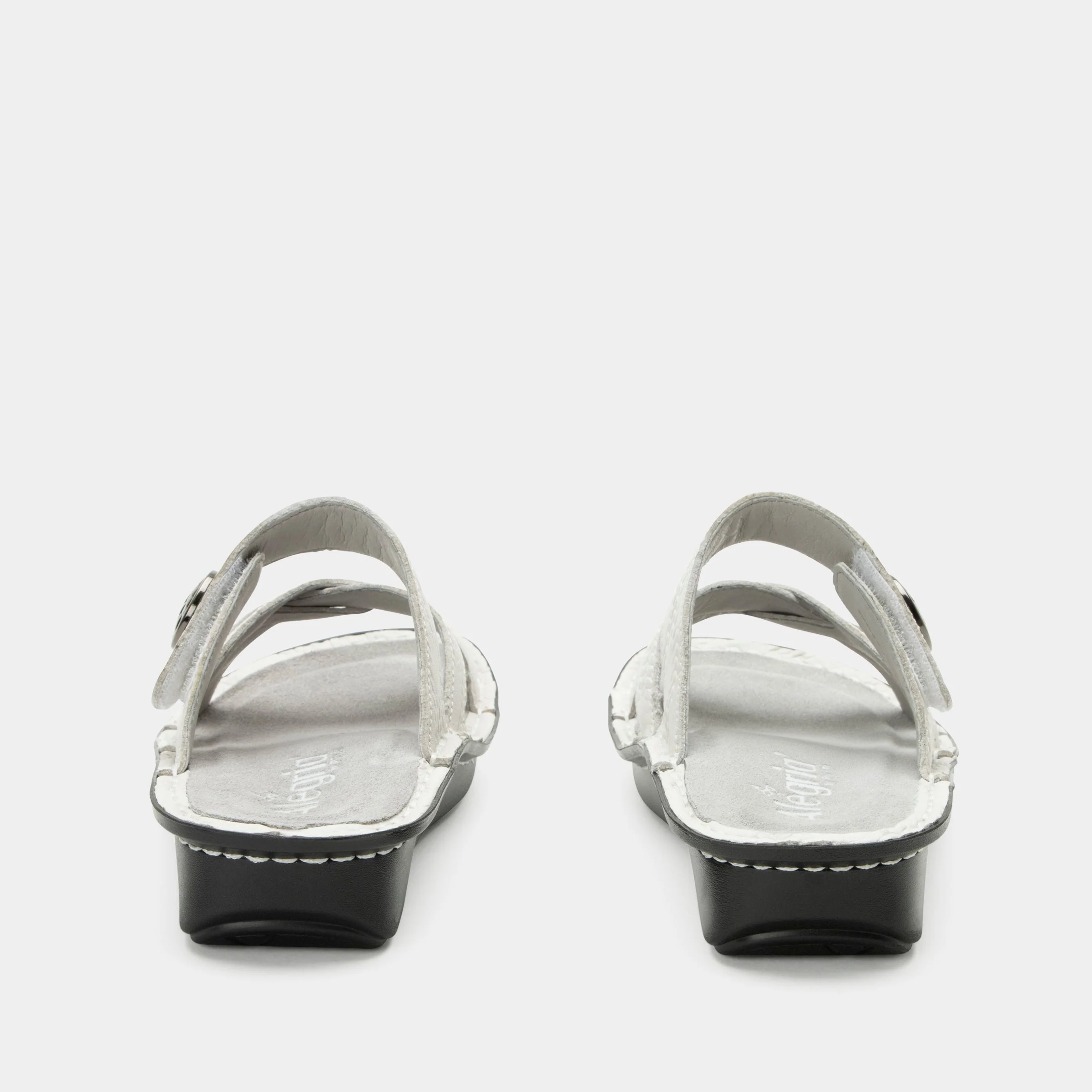 Victoriah Basketry White Sandal - Image 3