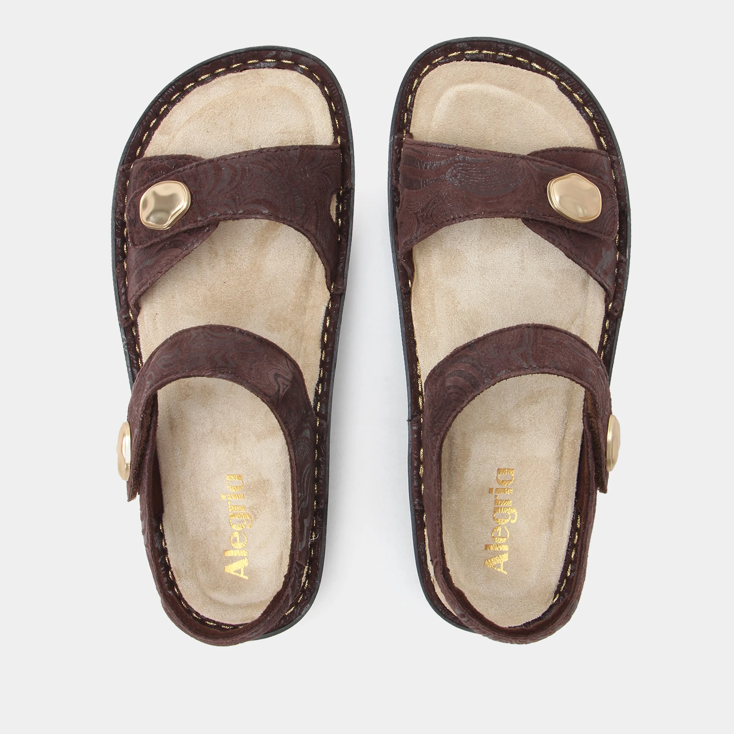 Vienna Swirling Brown Sandal - Image 5